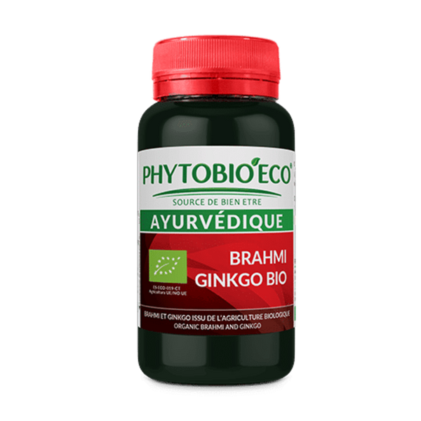 Brahmi - Ginkgo bioloba biologique - 60 capsules