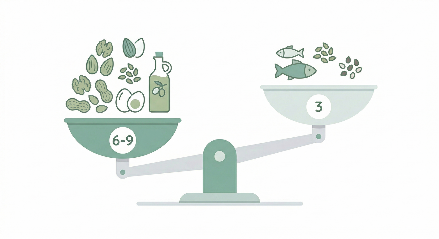 Desequilibrio omega 6-9 vs omega-3