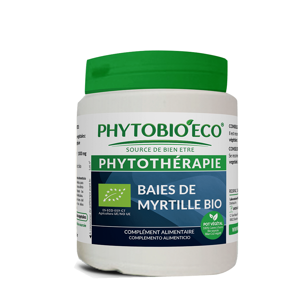 Baies de myrtille bio - 50 capsules