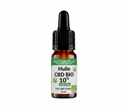 Huile CBD — Spectre Complet Bio | Pack 1 Acheté = 1 Offert