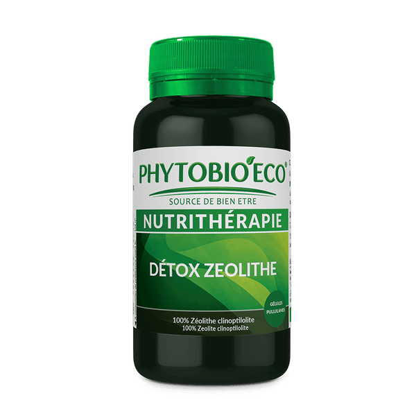 Détox Zéolithe clinoptilolite 100% naturelle - 60 capsules
