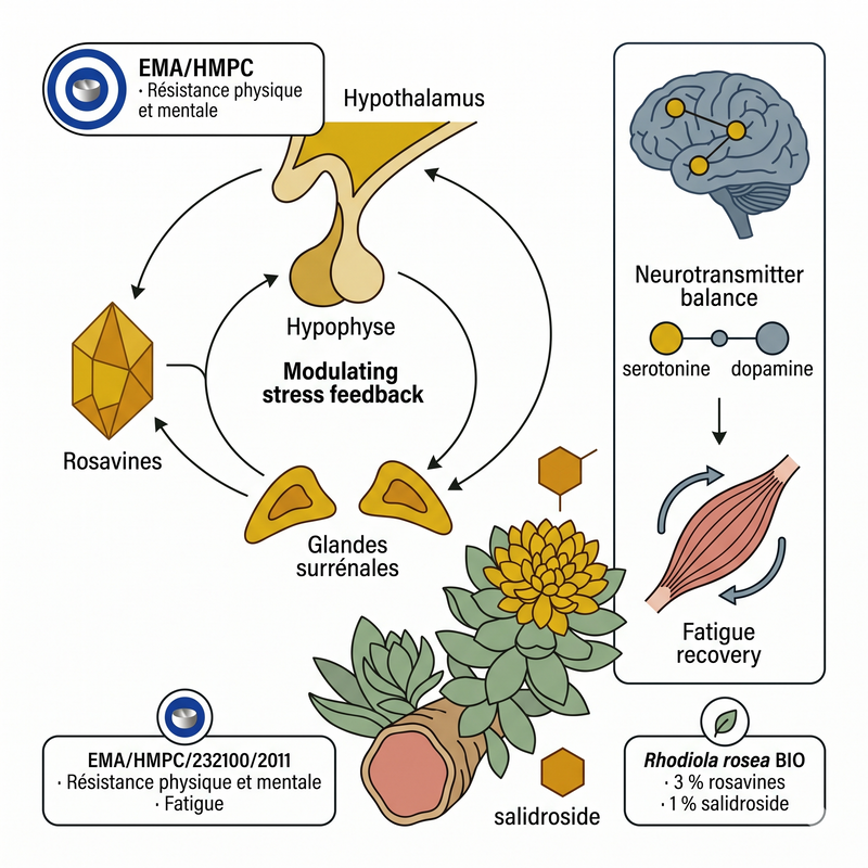 Rhodiola rosea biologique