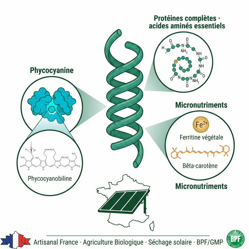 Spiruline micro-algues biologique